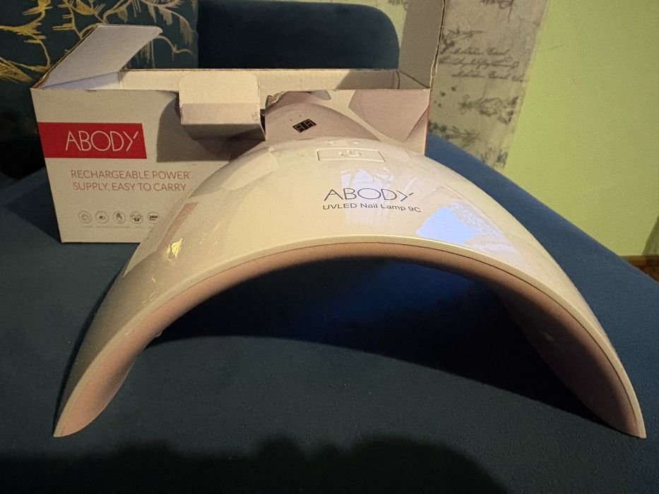 UV/LED лампа за маникюр ABODY 9C + щипки за сваляне на гел лак