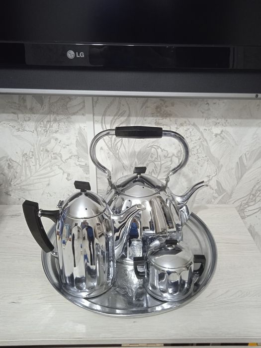 Чайник мельхиоровый советский