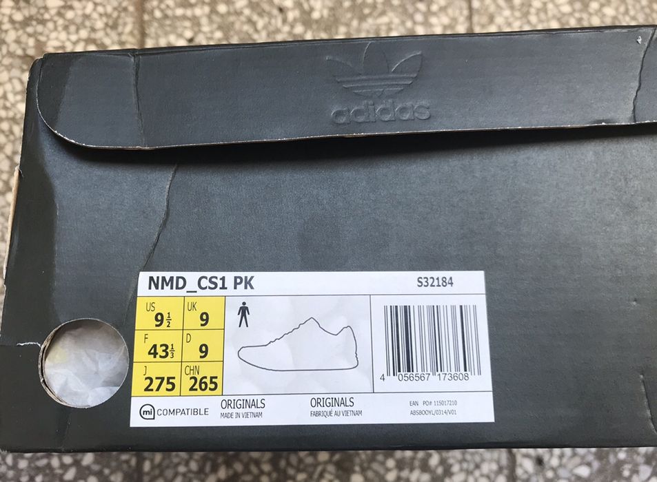 ADIDAS NMD CS1 PK "Winter Wool" S32184 100% ОРИГИНАЛ - N43/28см