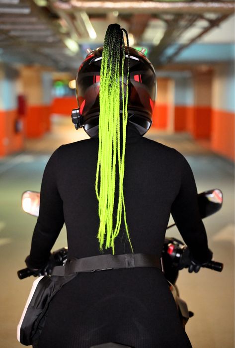 Coada afro pentru casca moto/scuter/atv etc