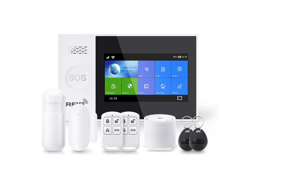 TUYA Смарт алармена WiFi + 4G система за сигурност 8 В 1 - В ГАРАНЦИЯ!