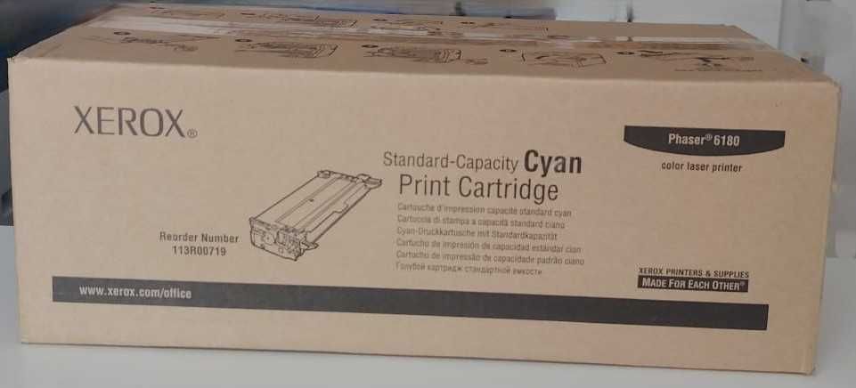 Cartus Cyan Toner Xerox pentru imprimanta Xerox Phaser 6180 și 6180/N/DN/MFP/MFP-D/MFP-N -113R00719