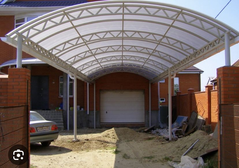 Варота навес забор перила