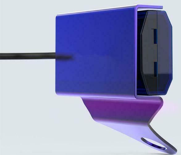 Voltmetru 8V ~ 16V 3 cifre LED ROSU baterie motocicleta cu suport NOU!