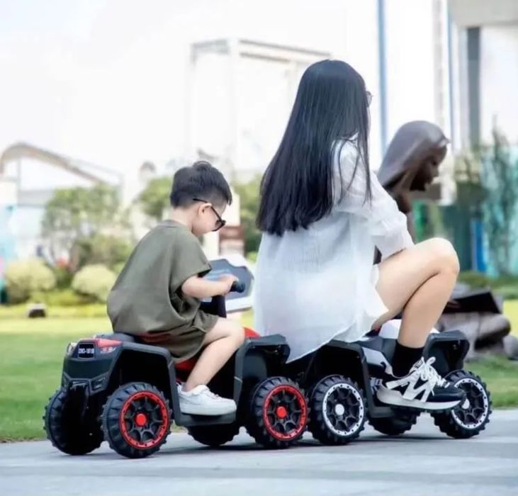 ATV electric pentru copii 6V4Ah cu 2 motoare și faruri LED model 1619