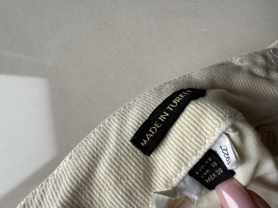 pantaloni de blugi Massimo Dutti crem marimea 40