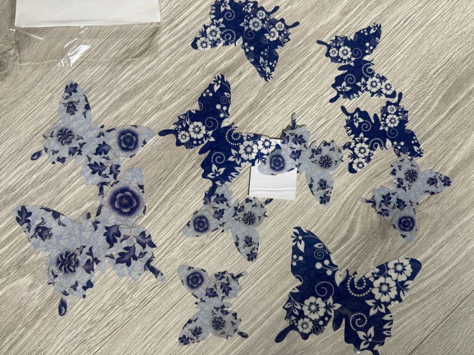 Fluturasi 3D , colorati , 3 seturi