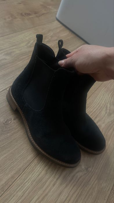 Челси Ecco полуботинки замша