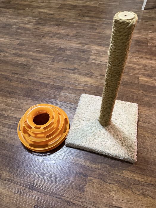 Когтеточка, игрушка с мячиком