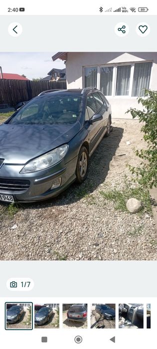 Capotă Fată  Peugeot 407