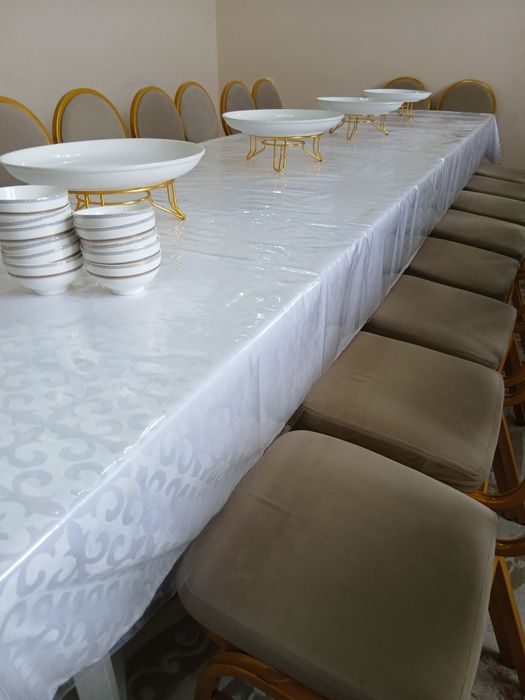 Аренда стол стулья посуды