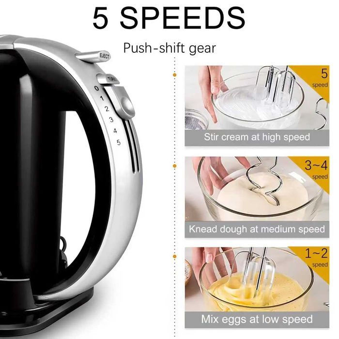 Sonifer 2в1 Электрический миксер для теста венчик mikser sf-7013