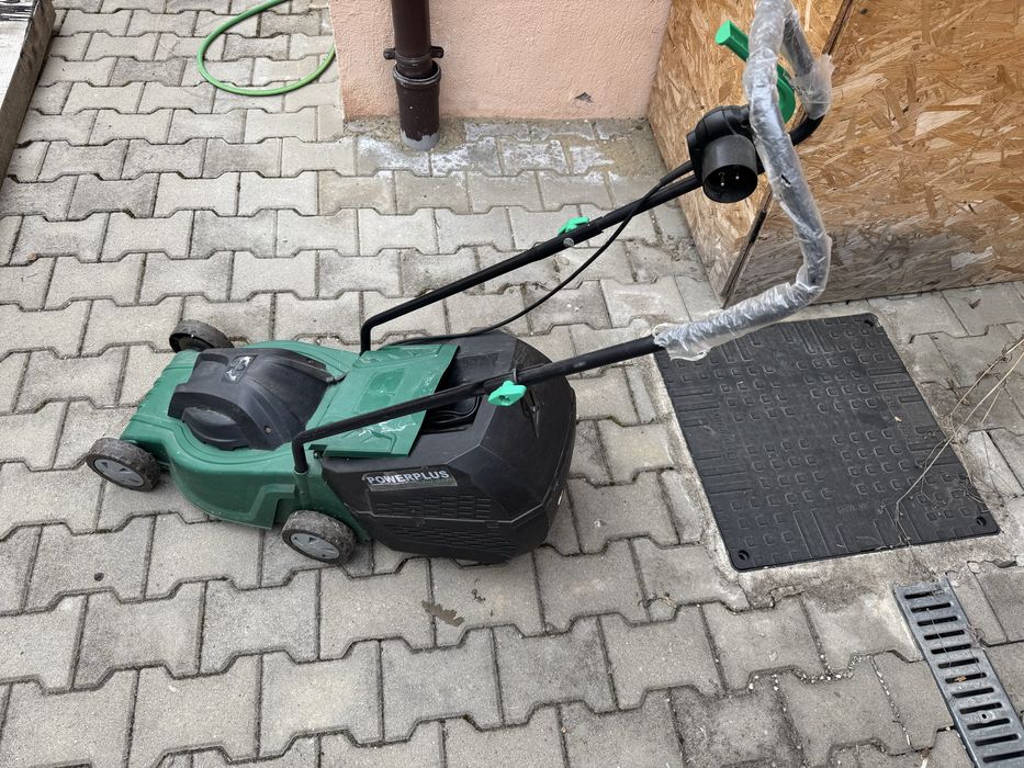 Motocoasa Stihl+masina tuns gazon