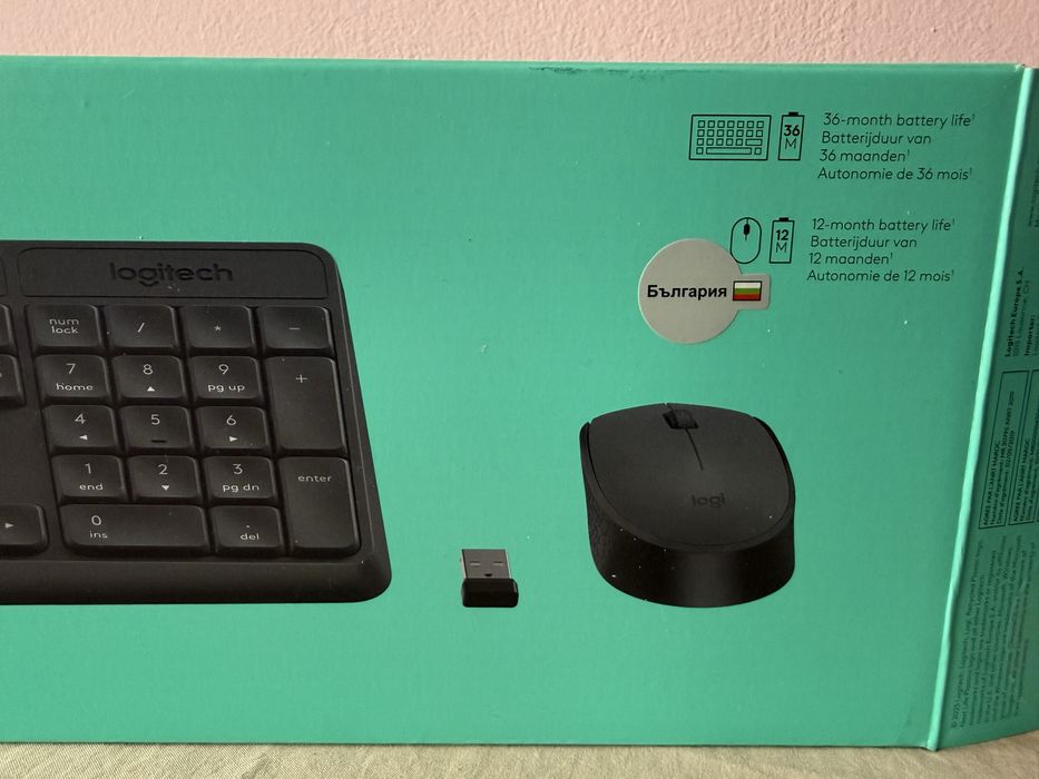 Нова безжична клавиатура и мишка Logitech