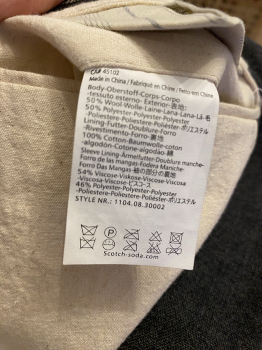 Costum mix lână Scotch&Soda+ H&M mărime 50