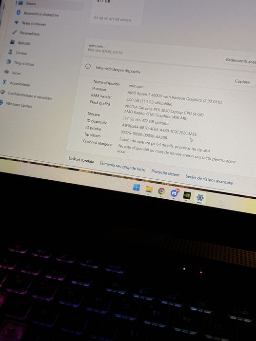ASUS ROG Strix G15 | Ryzen 7 4800H | RTX 3050 | 32GB RAM | 144Hz