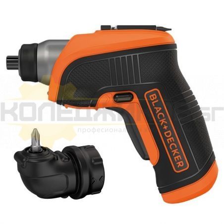 Акумулаторна отвертка BLACK+DECKER Set, 3.6V, 1.5 Ah,5.5 Nm