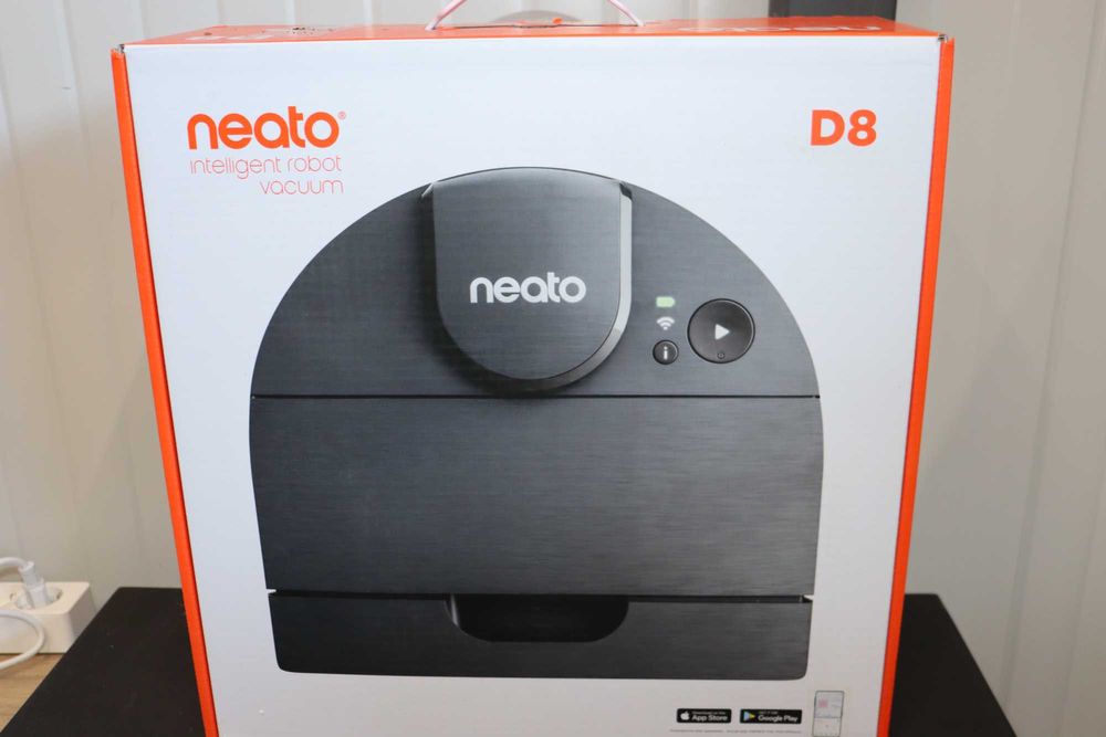 Мощна прахосмукачка робот Neato Robotics D8, Lidar,  100мин., Alexa