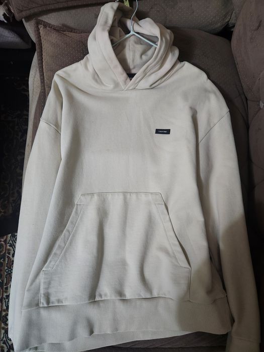 Calvin Klein худи молочного цвета