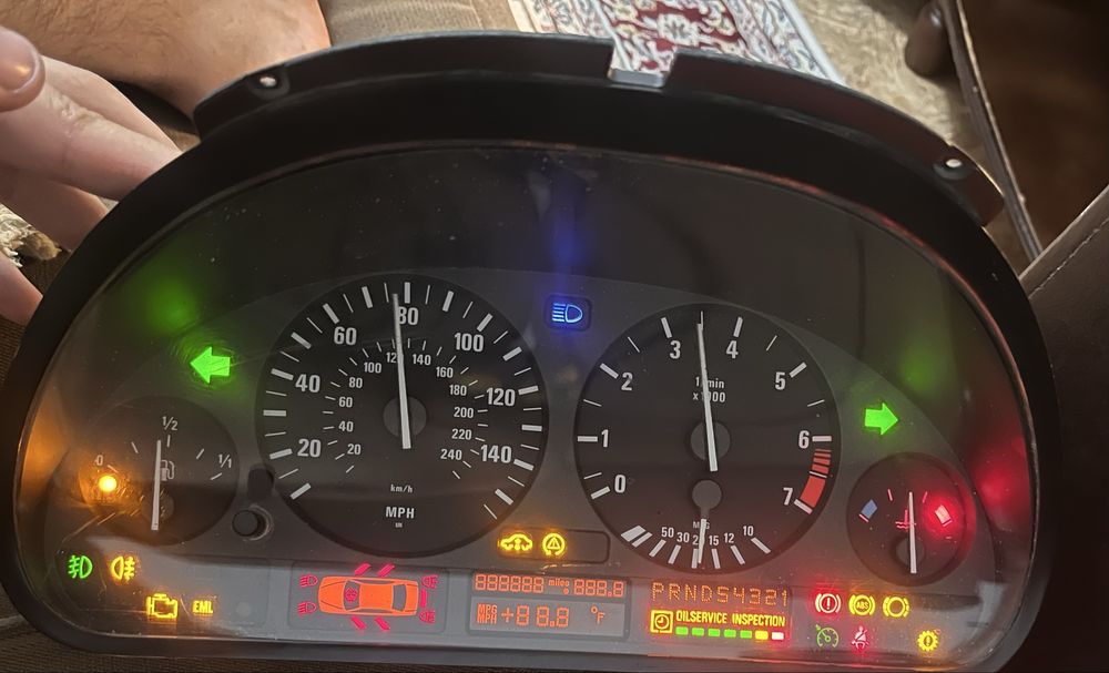 Щиток приборов BMW e39