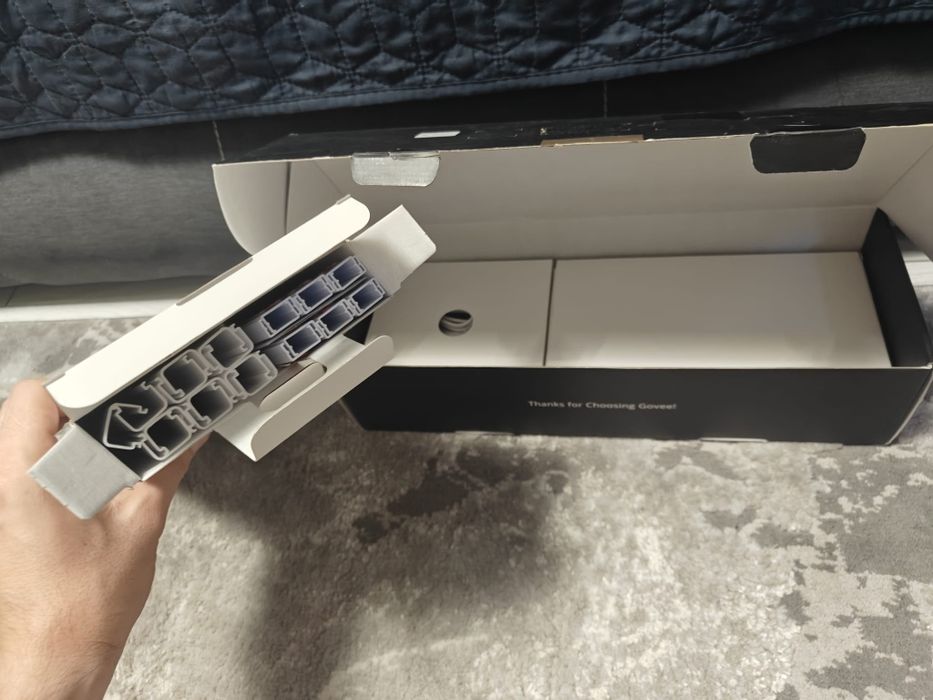 Govee led strip Light with cover
