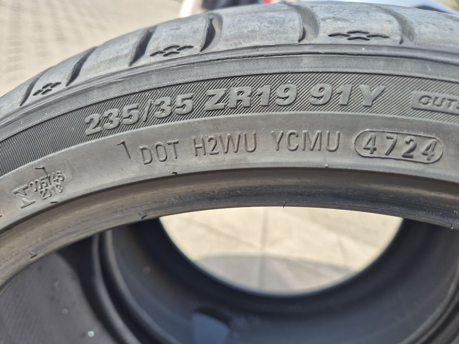 2бр.летни гуми 235/35/19 91Y Marshal 24г.