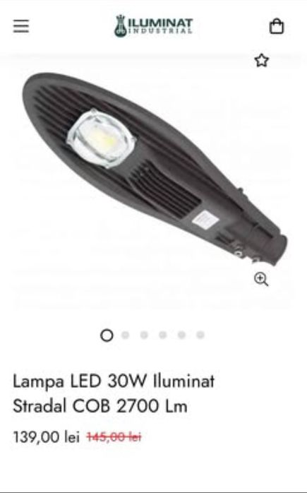 Lampa stradala LED 30w (150w)