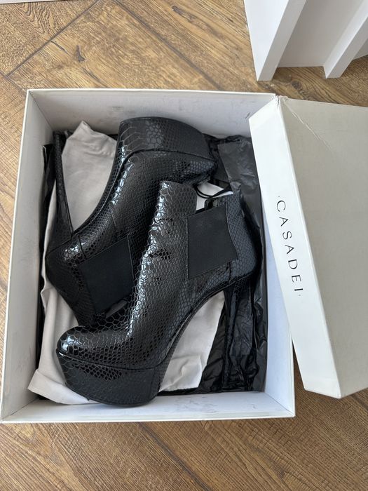 Ботильоны из натуральной кожи