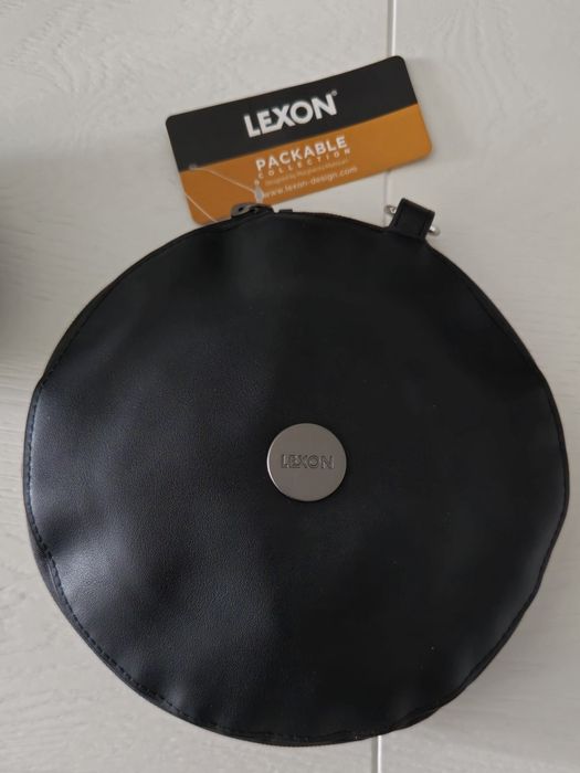 Geantă Packable neagră pliabilă