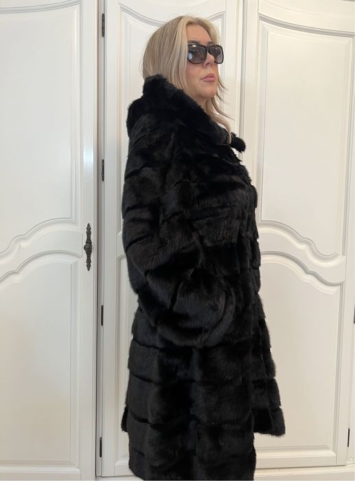 Шуба из норки, греческая