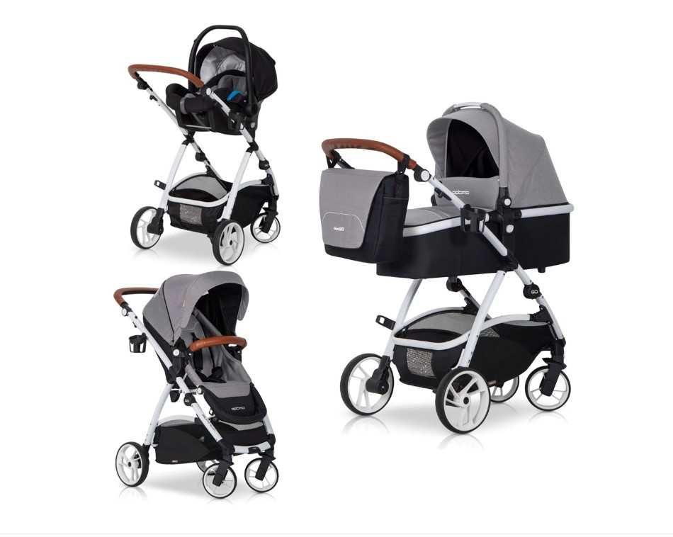 Коляска с 1 ручкой. EASYGO a180. Baby Carriage easy go. Carucior gusto. Carucior Macaca Summer time n3w stock (Blue).