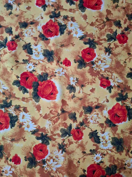 Отрез натуральной ткани поплин 4метра