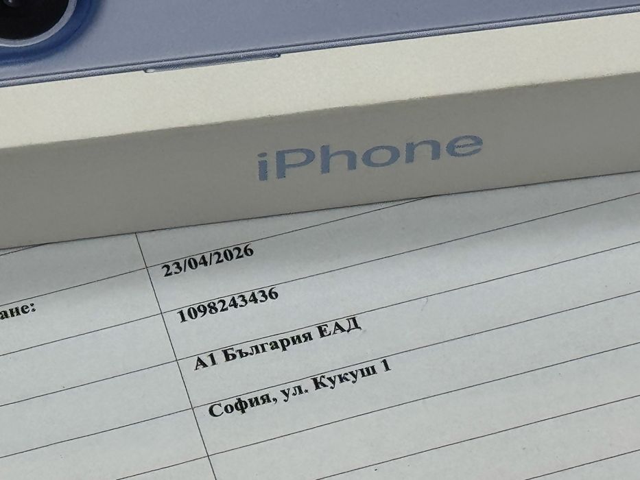 ЗАПЕЧАТАН 256GB iPhone 17 A1 Гаранция 2028 Blue