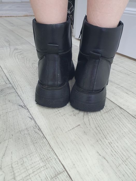 Зимний ботинка натуральный кожа