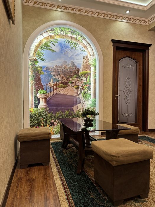 Журнальный столик для гостиной и офисной jurnalniy stol+pufik