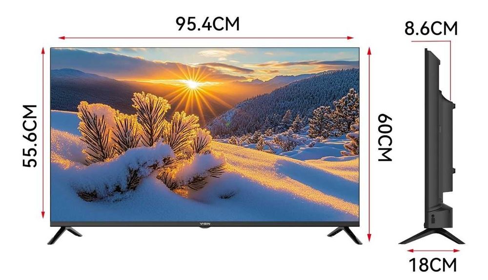 Телевизор YASIN 43UD81 43” 4K UHD WebOS Hub | Wi-Fi | Bluetooth