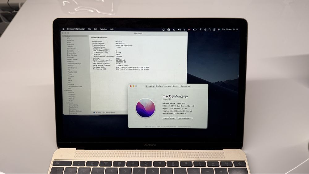 Продам MacBook Retina 12 дюйм 2017 г.
