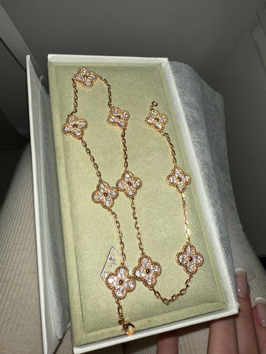 Van cleef гривна , колие , обеци