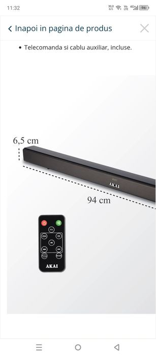 Soundbar Akai 60w