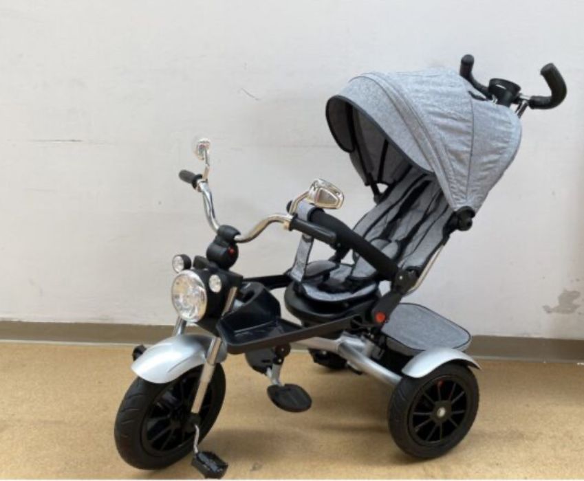 Triciclete noi moto cu pozitie somn, scaun rotativ ,muzica