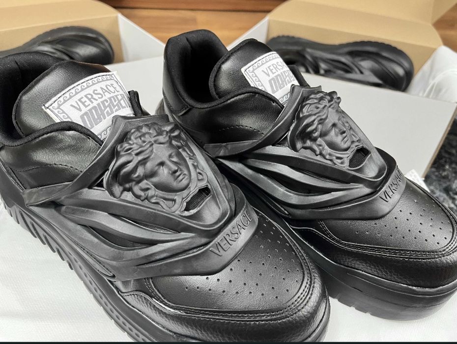 Adidasi Versace Odissea black barbatj