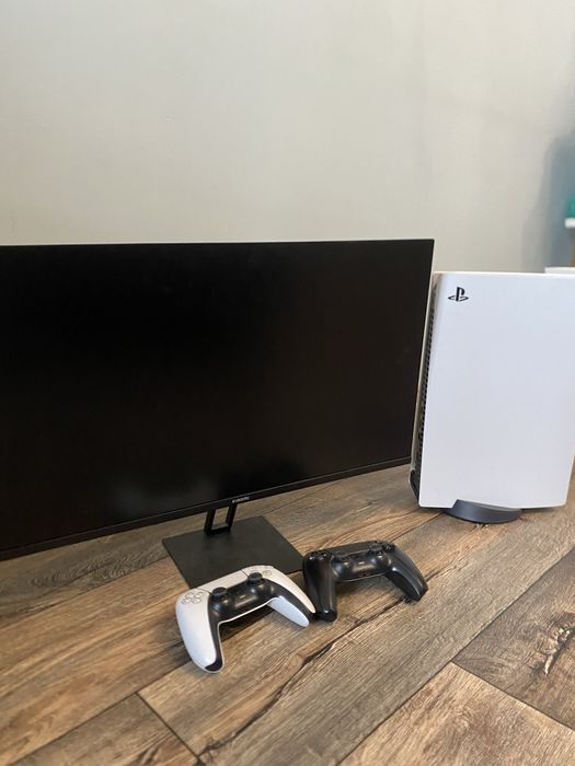 Playstation 5/2геймпада + монитор