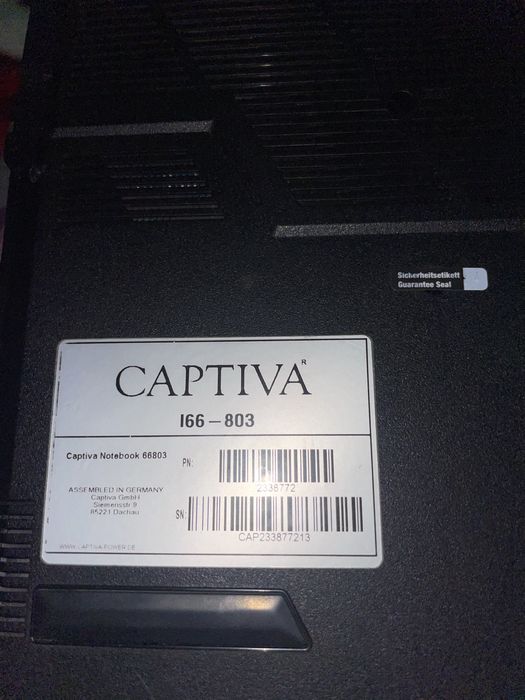Vand laptop gaming captiva
