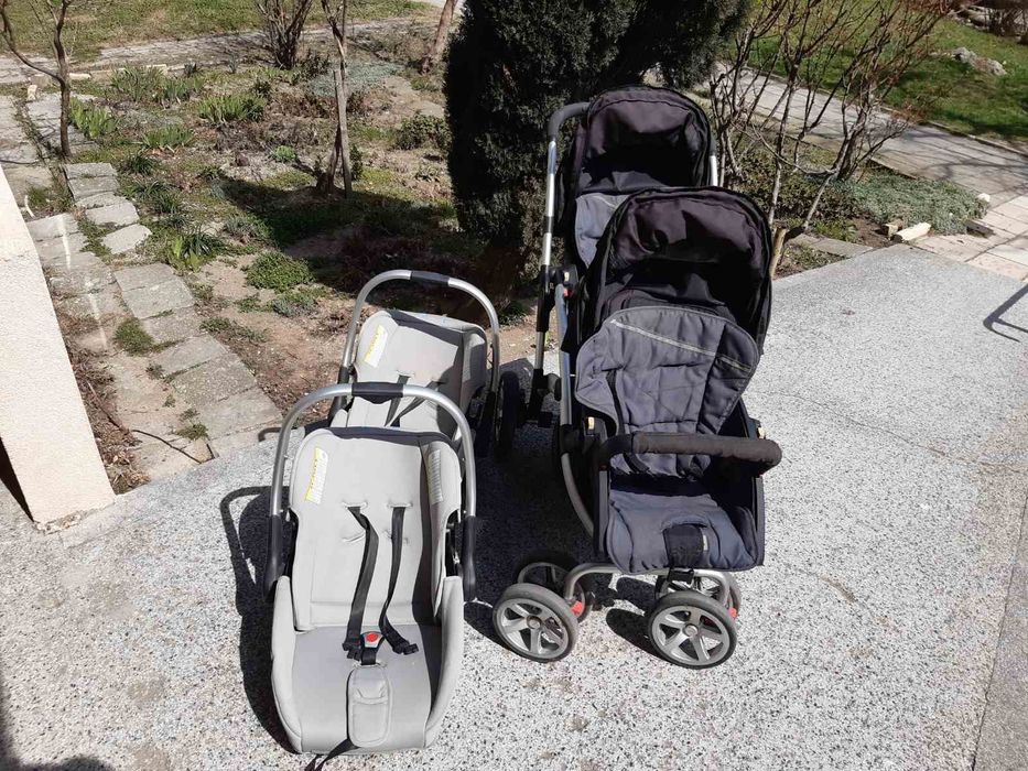 Детска количка за близнаци