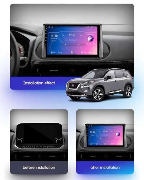 NISSAN X-TRAIL4 T33/ROGUE 3 2020/2024 10" андроид навигация/LOW/, 9780