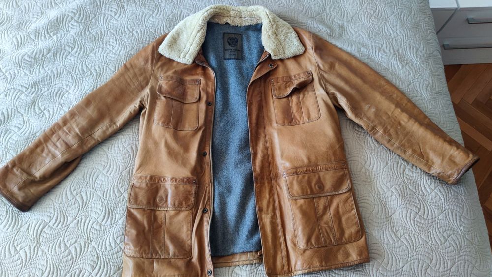 Марково мъжко яке от агнешка кожа Pierre Cardin