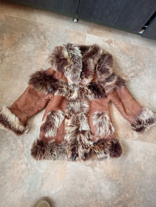Дамско и детско палто от естествена кожа