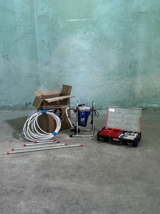 Graco GX21 Airless – kit complet profesional + furtunuri, prelungitoare și duze