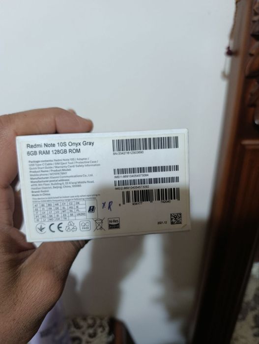Redmi Note 10s 6)128
