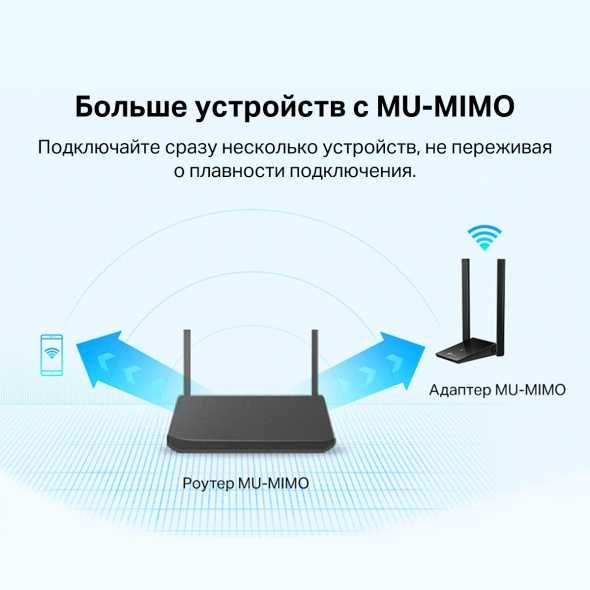 Wi-Fi 6 TX20U Plus Двухдиапазонный беспроводной USB-адаптер